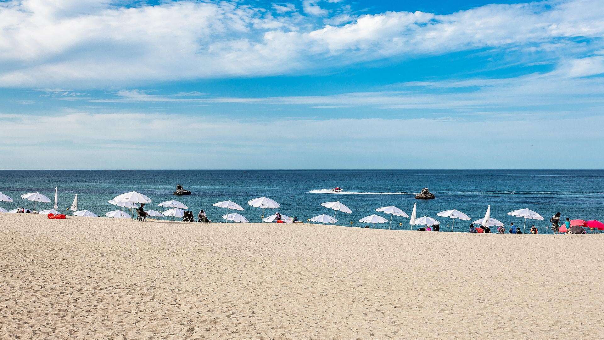 안목해변