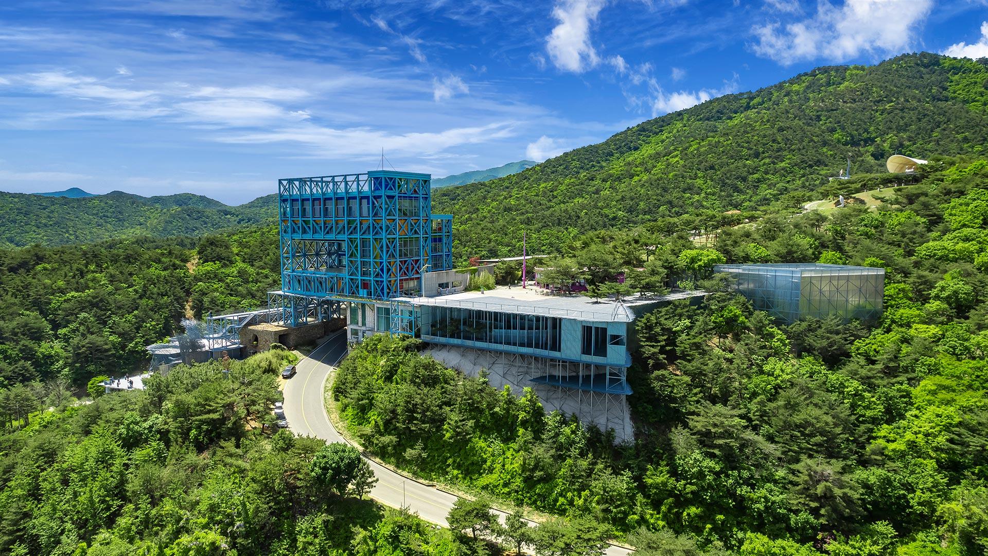 Haslla Art World seen from the sky